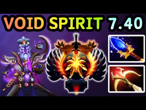 🔥 NEW PATCH 7.40 !!! VOID SPIRIT MID ONE COMBO = TOTAL DOMINATION | DOTA 2 GAMEPLAY 🔥