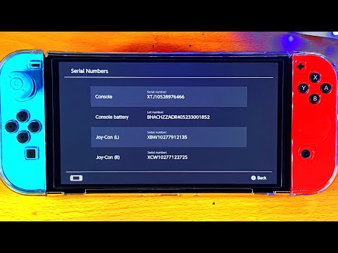 How To Check Serial Number on Nintendo Switch OLED | Full Tutorial