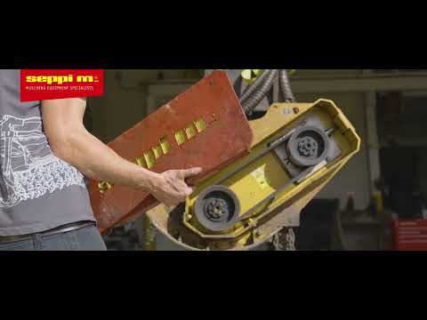 SEPPI M. - Excavator mulcher and Skid steer mulcher maintenance - tutorial
