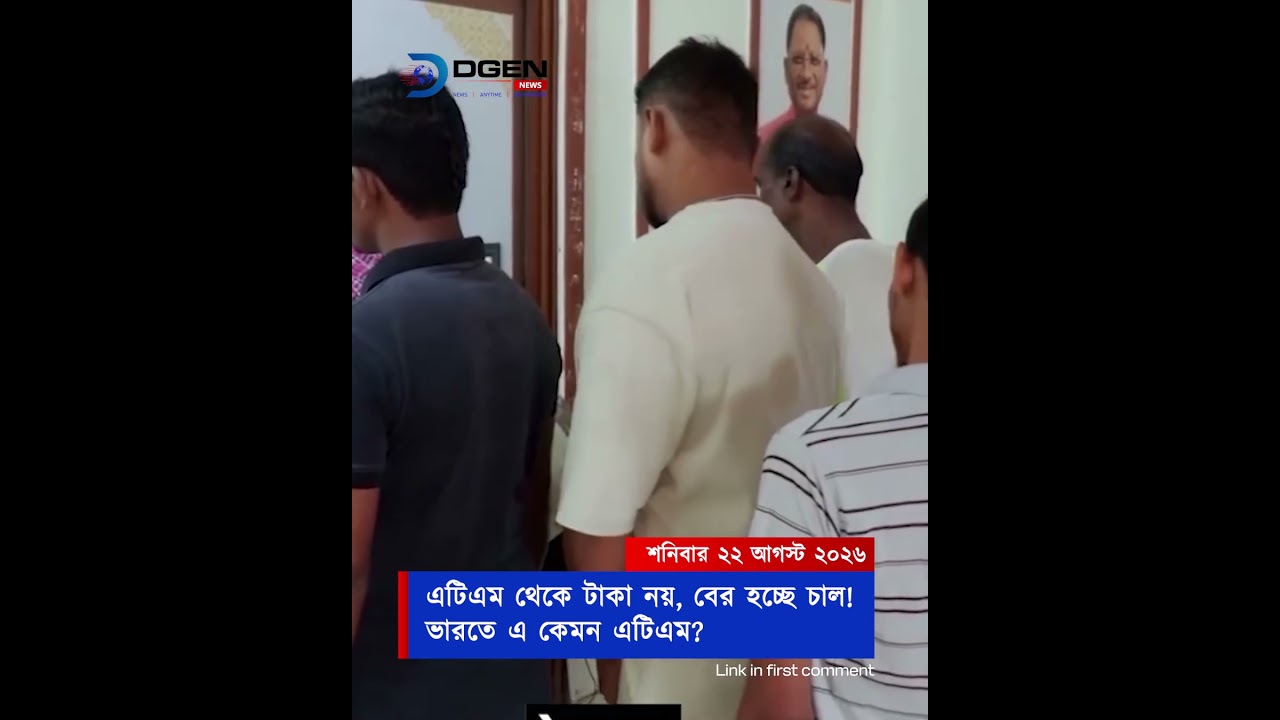 এটিএমে কার্ড ঢোকালেন আর বের হয়ে এলো চাল!