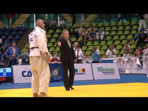 Judo Veterans EM 2012 Opole M4+100kg BIGUEREAU, Pascal (FRA) - GFOELLNER, Helmt(AUT)
