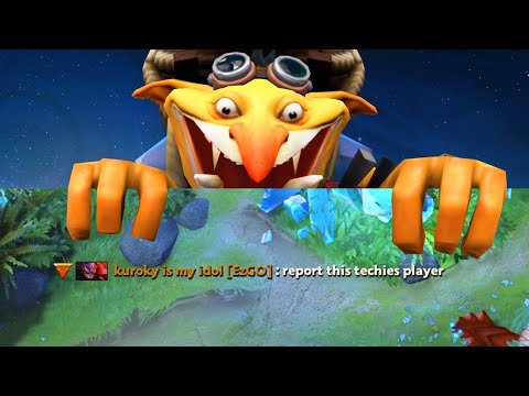 "Report this Techies player" - DotA 2 Funny Moments