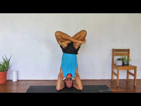 How to get into Lotus Pose without using your hands. Vagus