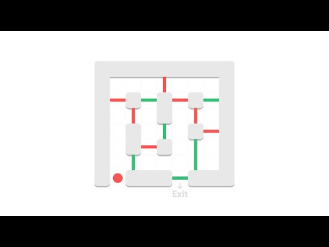 Two-Color Maze - Arcade puzzle