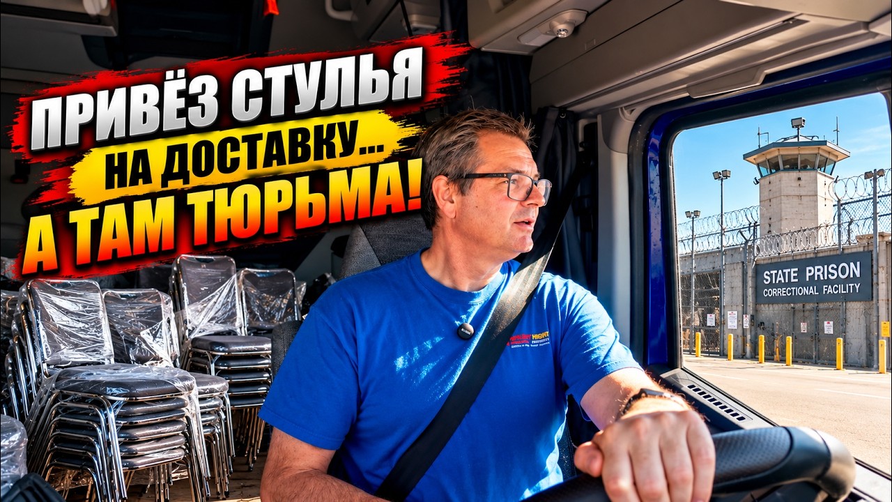 Приехал разгружать стулья. И вдруг понял, что попал в американскую тюрьму!!!