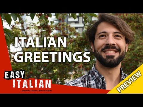 イタリアでの挨拶の仕方（予告編）｜超簡単イタリアン4 (How to greet people in Italy (Trailer) | Super Easy Italian 4)