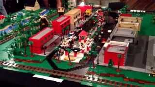 preview picture of video 'Winter Garden LEGO Display'