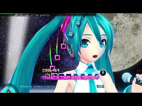 Project Diva Megamix F Edition Demo - 1/6 out of the gravity (Extreme Perfect)