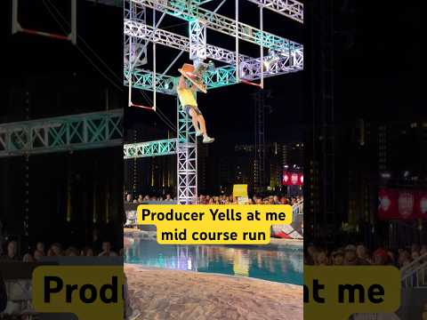 Ninja Warrior Producer Yells at Me #shorts #youtubeshorts