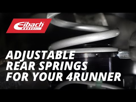 How To: Installing the Eibach LOAD-LEVELING SYSTEM (250lbs) on a 4 Runner