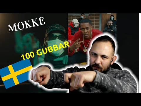 Mokke   100 Gubbar intro på svenska REACTION TO SWEDISH HIP HOP!! 🇸🇪