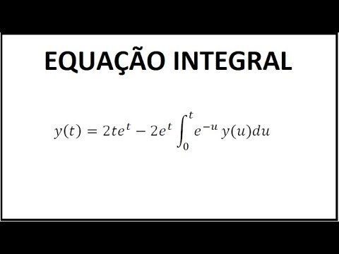 LAPLACE -  Equação integral