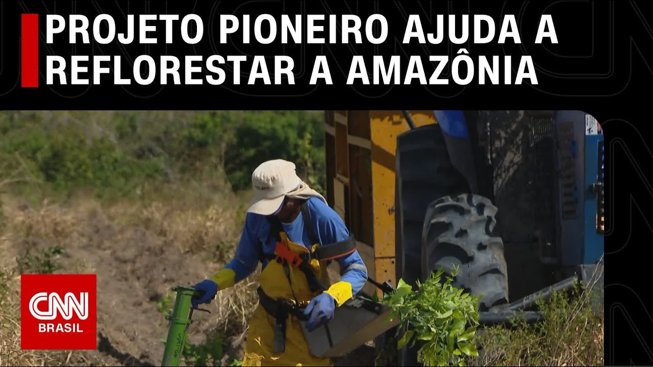 Startup brasileira ajuda a reflorestar a Amazônia | CNN PRIME TIME