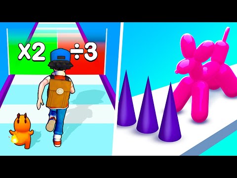 MAX LEVEL in Monster Trainer, Balloon Pop Runner - Mobile Games Walkthrough (New Update)