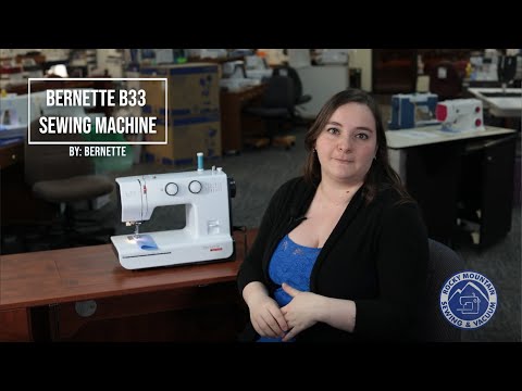 The bernette 33 mechanical sewing machine is the perfect model for beginners!