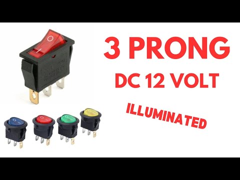 How to Wire a 12V Illuminated 3-Prong Rocker Switch for Cars, Motorcycles, and Boats