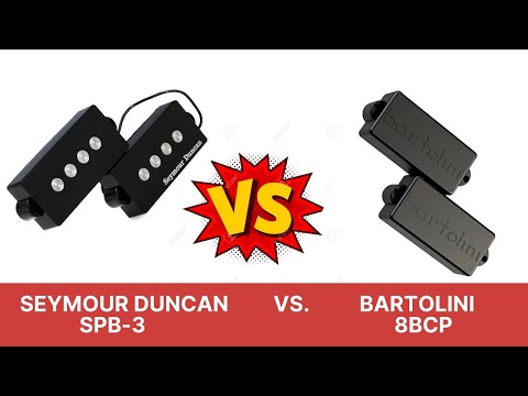 Seymour Duncan SPB-3 VS Bartolini 8CBP (Precision bass Pickups comparison)