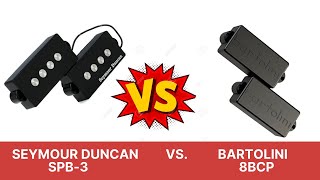 Video thumbnail for Seymour Duncan SPB-3 VS Bartolini 8CBP (Precision bass Pickups comparison) by Allan Kleln De Carvalho