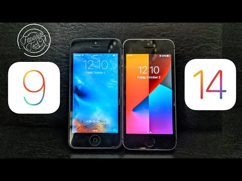 iOS 14 vs iOS 9 Full comparison 😍