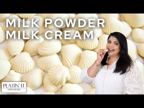 Easy HOMEMADE Milk Powder Milk Cream | Milk Fudge Recipe