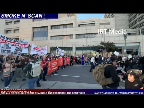LIVE ANTI ICE PROTEST ACTION IN DTLA 1/10/26 #LIVE #CRIME #PROTEST #ICEPROTEST #LA