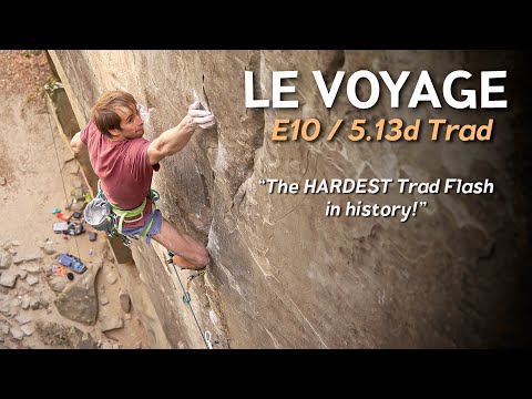 Seb Berthe FLASHES "Le Voyage" (E10 7a) | Trad Climbing in France