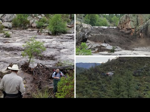 4 killed, 6 missing after flash flood tears through swimming hole near Payson