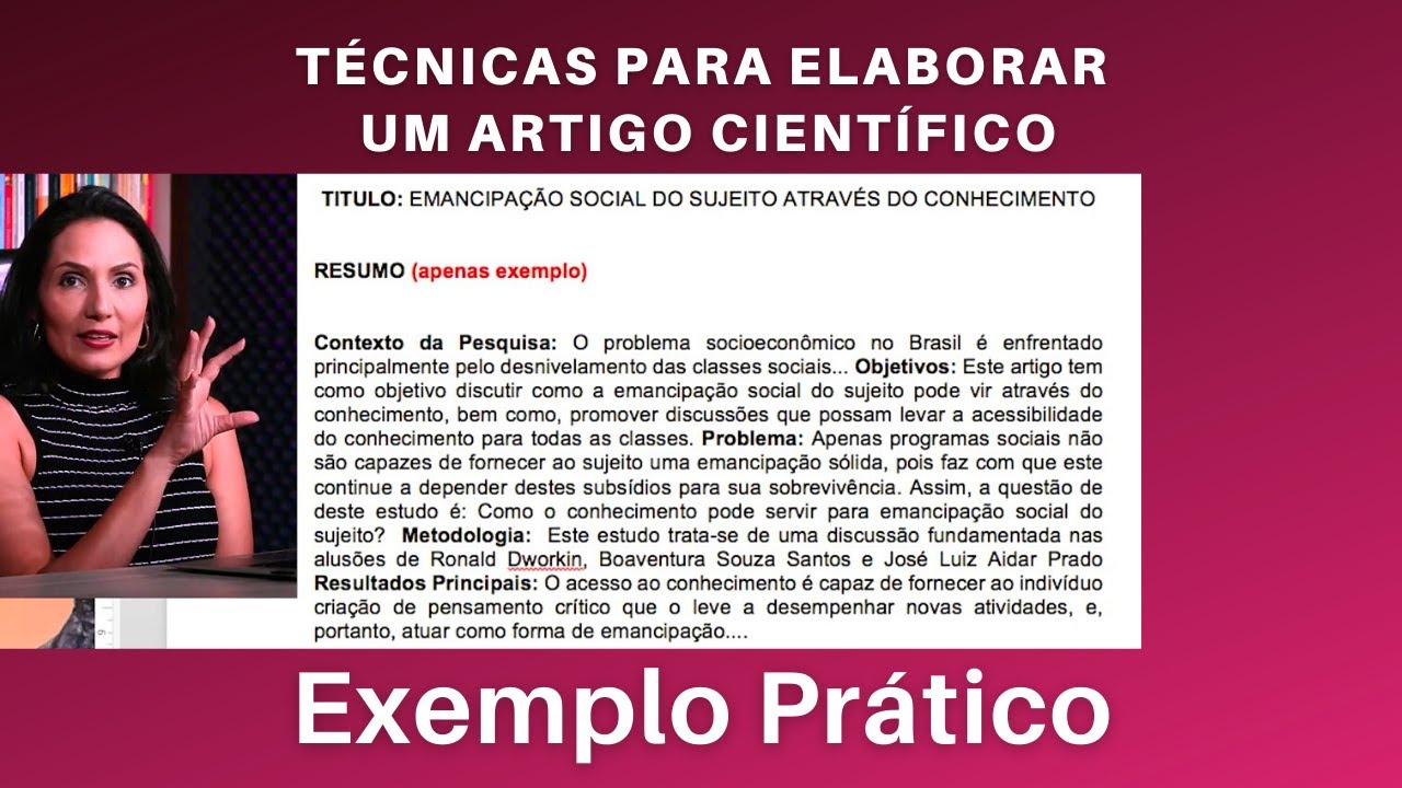 Técnicas para elaborar um Artigo Científico [ Exemplo Prático ]