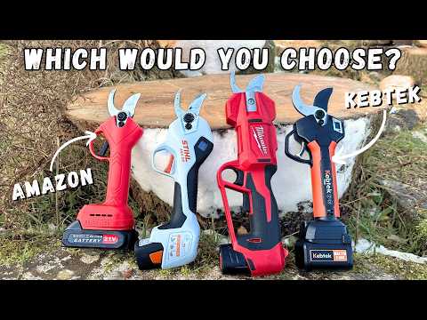 Which are the BEST Battery Pruning Shears? We Test Them To Find Out!