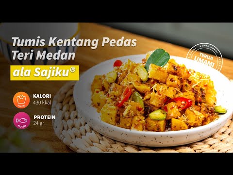 Tumis Kentang Pedas Teri Medan ala Sajiku®