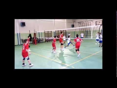 finale secondo set Bresso-Olympia Buccinasco 0-3 , campionato U14 M , 1.ma giornata 4/11/2012