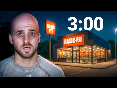 I worked out for 24 HOURS at Basic-Fit (without sleep!)