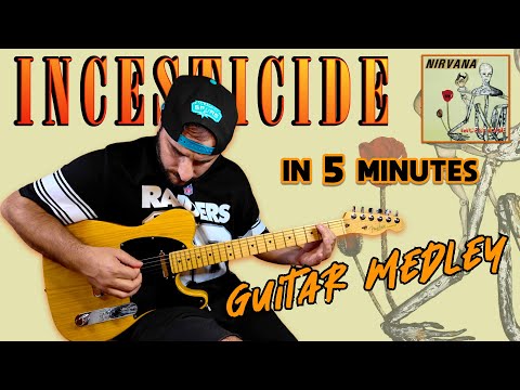 INCESTICIDE in 5 minutes | Nirvana Guitar Medley