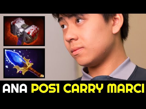 T1.ANA Pos1 Carry Marci — Beyond Godlike Aghanim's Scepter Build 7.32b Dota 2