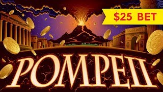 Wonder 4 Pompeii Slot - $25 Max Bet - BIG WIN BONUS!