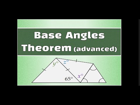 Base Angles Theorem (advanced)