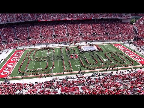 The Ohio State Marching Band Sept. 3 halftime show