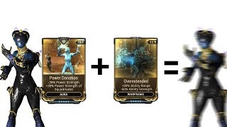 Warframe - Power Donation + Overextended is Super Speed Nova 