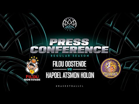 Filou Oostende v Hapoel Atsmon Holon - Press Conference | Basketball Champions League 2022/23