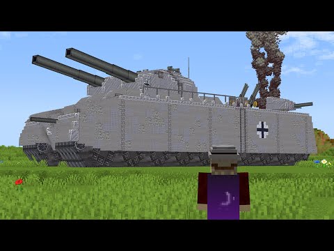 I Built The BIGGEST Working Tank EVER With Create Mod