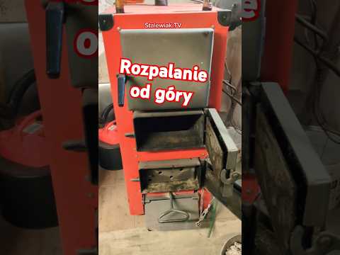 🔥🪓 Prawidłowe #rozpalanie #od #góry #kocioł #na #węgiel #drewno #spalanie #oszczędne #palenie