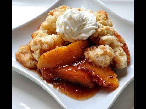 DYI - Peach Cobbler With Butter Biscuit Crust