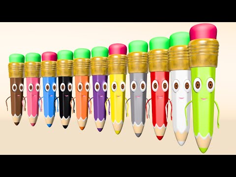 Pastelli Colori Canzone -  Filastrocche per Bambini | Canzoni per Bambini | BROandSIS Italiano