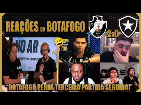 REAÇÕES BOTAFOGUENSES - VASCO 2x0 BOTAFOGO - CARIOCÃO 2026 - VAMOS RIR DO BOTAFOGO!
