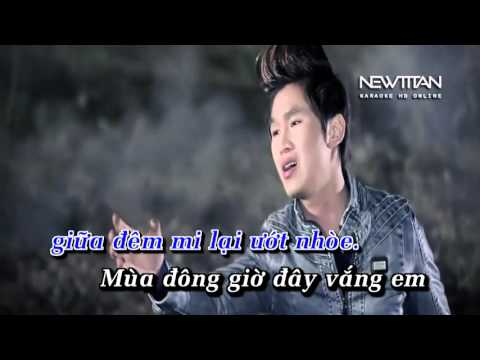 karaoke Đông về em ở đâu   Du Thiên