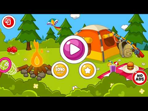 Kids camping Video