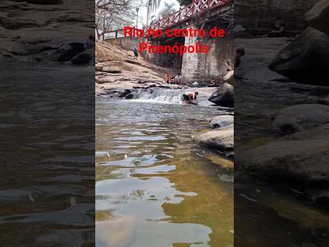 Rio das Almas vira Rio Tocantins  #pirenopolis #goiás #riotocantins #turismo