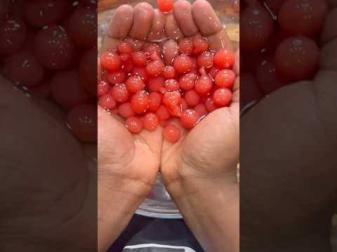 I Tried Making Watermelon Boba🍉