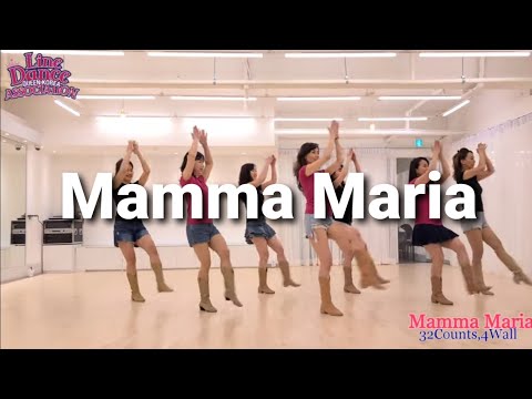 MAMMA MARIA Line Dance (Ultra Beginner) Frank Trace Demo l 맘마마리아 라인댄스 I Linedance
