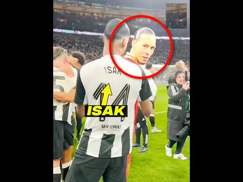 When Agent Van Dijk Convinced Isak 👀🔥